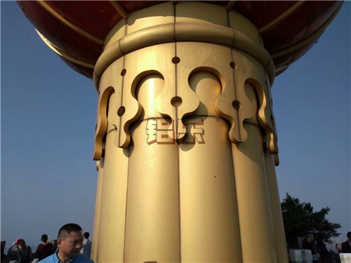 铝乐教大家怎么样采办质量好的包柱铝单板